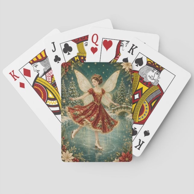 Jeu De Cartes La Fée de Glace de Noël (dos)