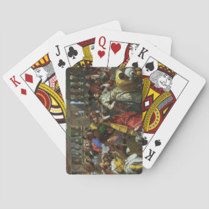 Jeu De Cartes La fête du mariage à Cana, détail des musiciens et