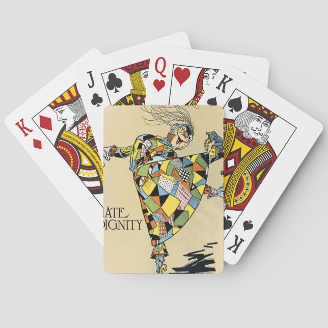 Jeu De Cartes « La fille en patchwork déteste la dignité » de Jo (dos)