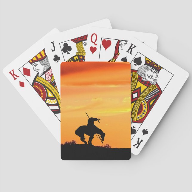 Jeu De Cartes La fin du sentier Silhouette Playing Cards (dos)