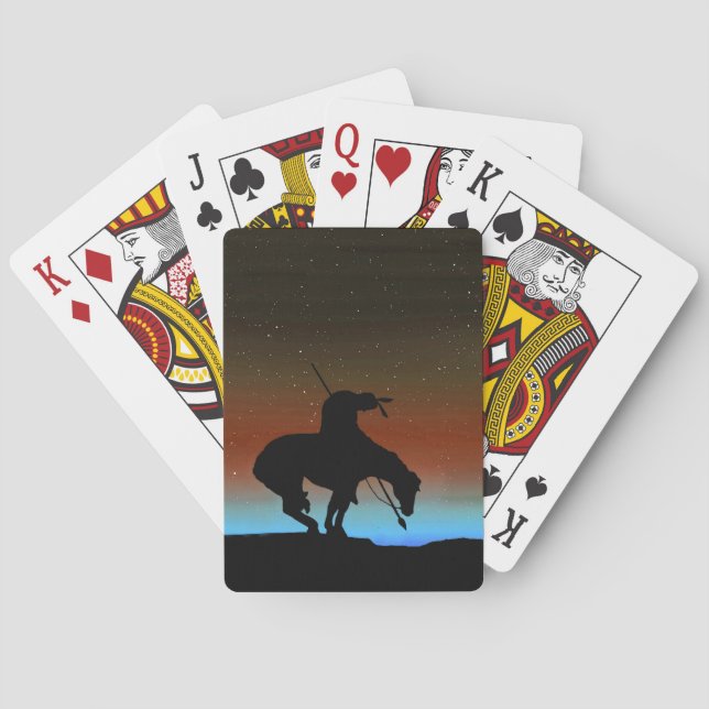 Jeu De Cartes La fin du sentier Silhouette Playing Cards (dos)