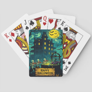 Jeu De Cartes La fontaine aux vœux zombie de la maison hantée :