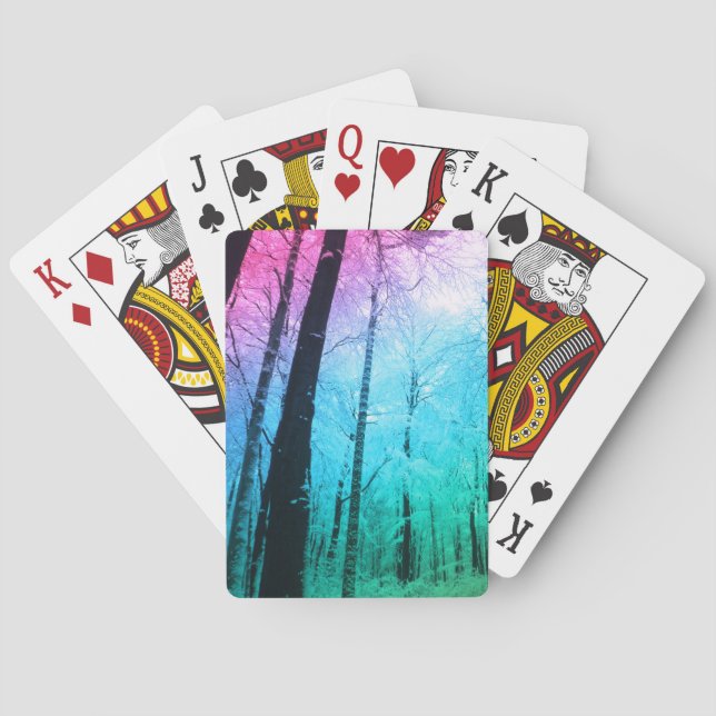 Jeu De Cartes La forêt de Pastel (dos)