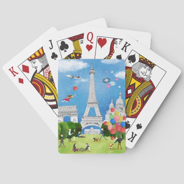 Jeu De Cartes La France colorée (dos)