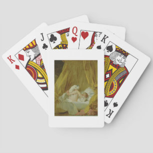 Jeu De Cartes 'La Gimblette', Jeune fille avec un chien, c.1770