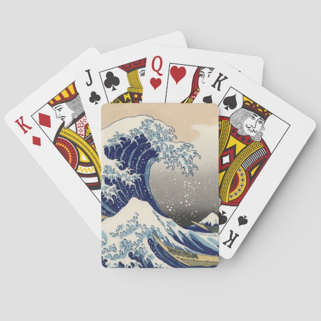 Jeu De Cartes La Grande Vague au large de Kanagawa Hokusai (dos)