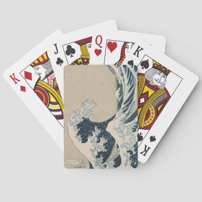 Jeu De Cartes La Grande Vague de Kanagawa, Vues du Mont Fuji (dos)