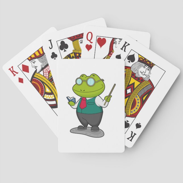 Jeu De Cartes La grenouille comme enseignant avec livre (dos)