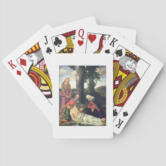 Jeu De Cartes La lamentation du Christ mort (dos)