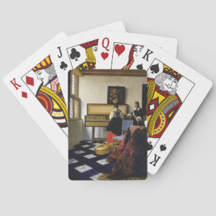 Jeu De Cartes La leçon de musique de Johannes Vermeer