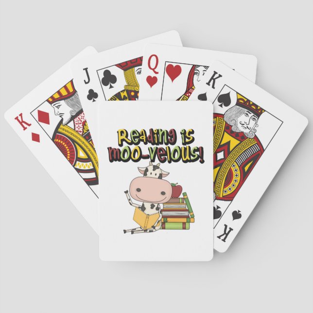 Jeu De Cartes La lecture est MOO-velous (dos)