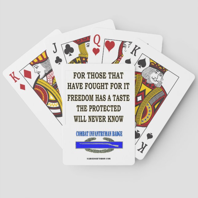 JEU DE CARTES LA LIBERTÉ A UN GOÛT (dos)