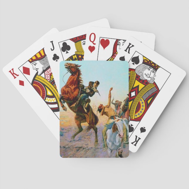 Jeu De Cartes "La lutte pour l'eau" par Charles Schreyvogel (dos)