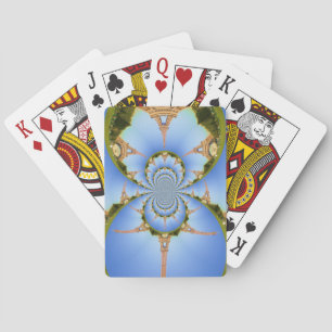 Jeu De Cartes La magie de Paris : Design de tour Eiffel géométri