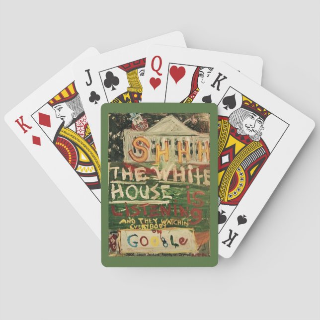 JEU DE CARTES LA MAISON BLANCHE ÉCOUTE (dos)