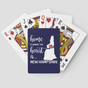 Jeu De Cartes La maison du New Hampshire est là où se trouve le