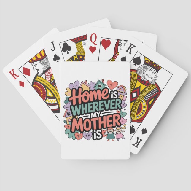 Jeu De Cartes La maison est où est ma mère (dos)