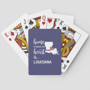 Jeu De Cartes La maison Louisiane est le coeur