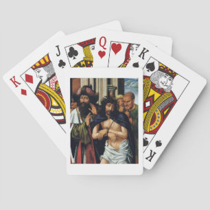 Jeu De Cartes La mastication du Christ (huile sur panneau) (voir