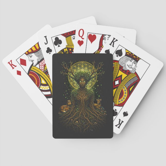 Jeu De Cartes La Mère Verte (dos)