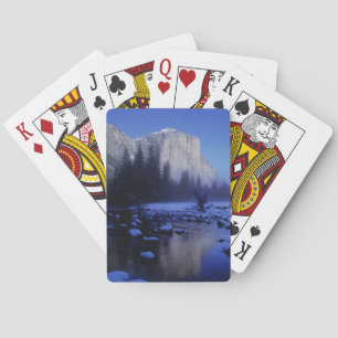 Jeu De Cartes La montagne El Capitan, le parc national de Yosemi