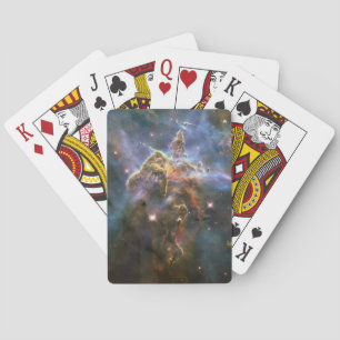 Jeu De Cartes La montagne mystique en Carina Nebula Espace Hubbl