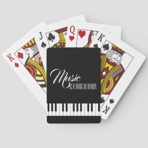 Jeu De Cartes La musique est une chose de beauté