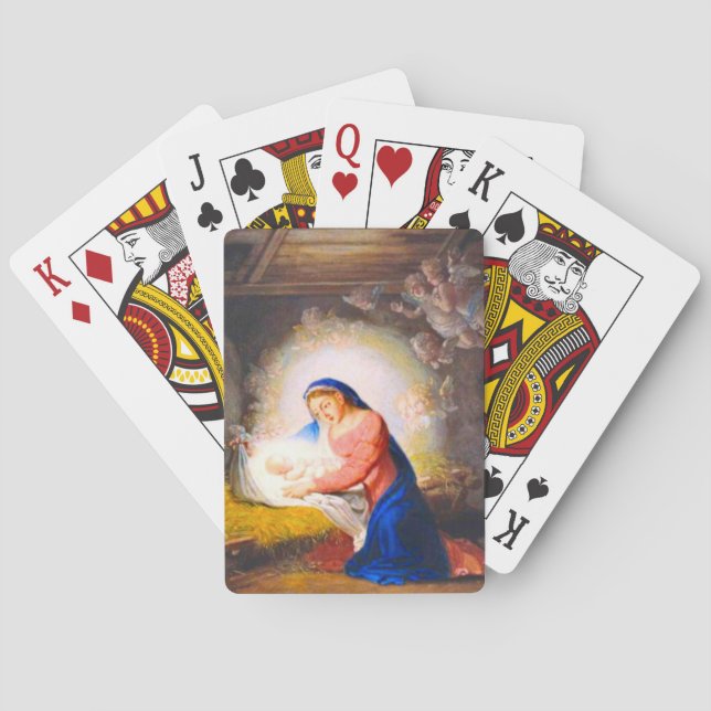 Jeu De Cartes La Nativité du Christ (dos)