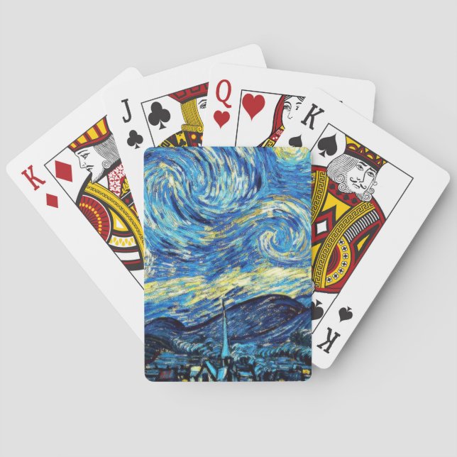 Jeu De Cartes La Nuit étoilée de Vincent van Gogh (dos)