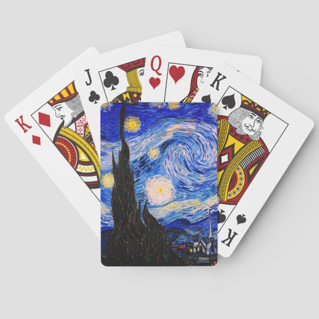 Jeu De Cartes La Nuit étoilée de Vincent Van Gogh (dos)