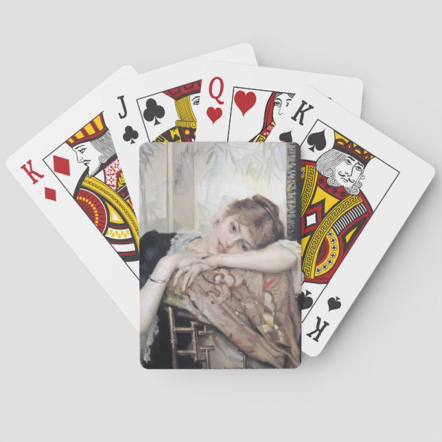 Jeu De Cartes La Parisienne par Albert Edelfeue 1883 (dos)