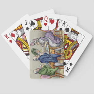 Jeu De Cartes La partie de whist (litho couleur)