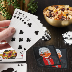 Jeu De Cartes La peinture sur canard de Alfred Fox