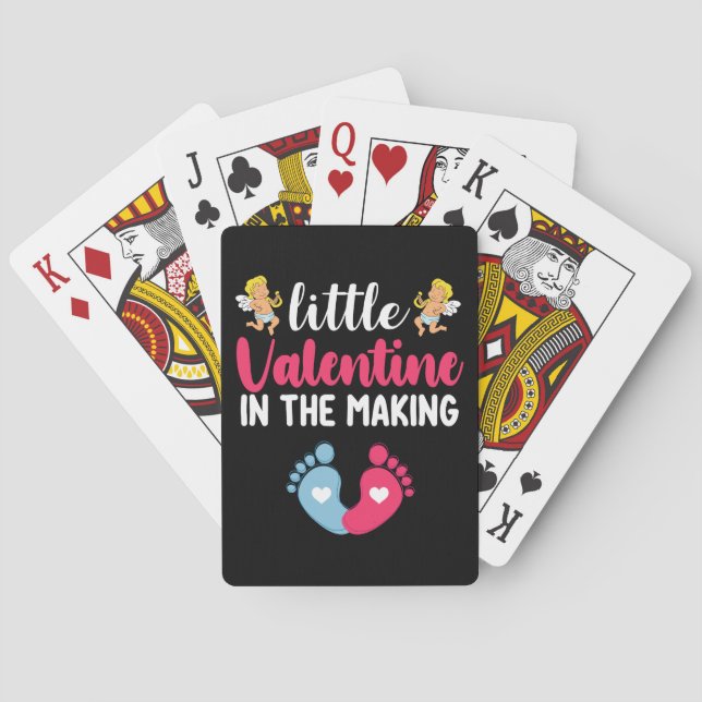 Jeu De Cartes La Petite Saint Valentin En Pleine Enceinte De Gro (dos)