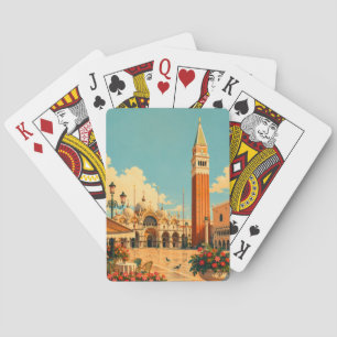 Jeu De Cartes La place Saint-Marc Venise Italie Piazza San Marco