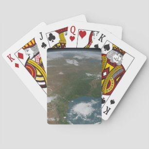 Jeu De Cartes La Planète Panoramique Terre Et Les Etats-Unis. 2