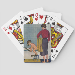 Jeu De Cartes La plongée dans le bain à remous