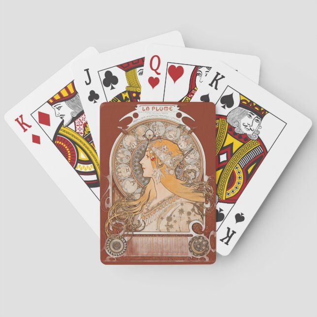 Jeu De Cartes La Plume Zodiak – Astrologie Céleste (dos)