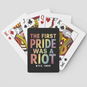 Jeu De Cartes La Première Fierté Était Un Allée Gay Gay Anti-Éme