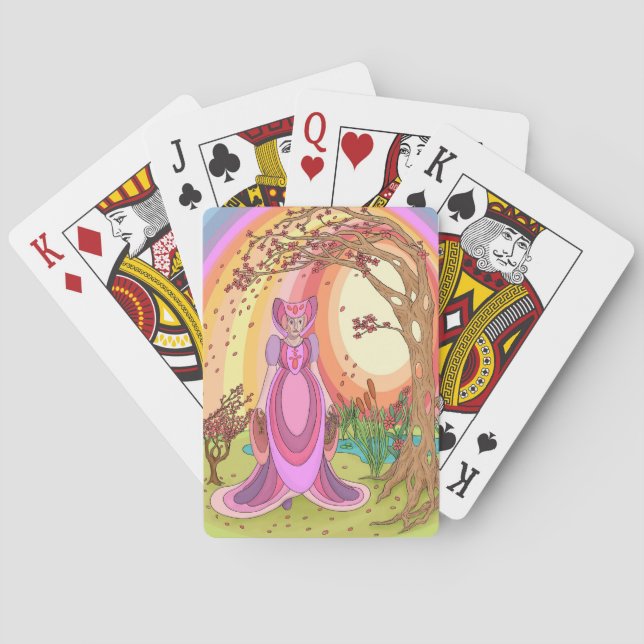 Jeu De Cartes La reine (dos)