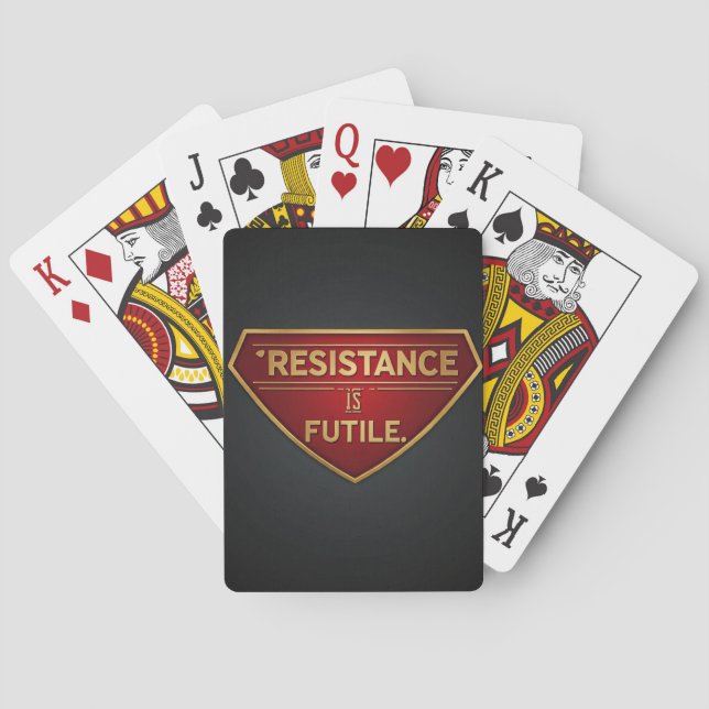 Jeu De Cartes La Résistance Est Futile (dos)