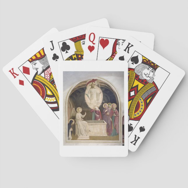 Jeu De Cartes La résurrection du Christ et des femmes pieuses à (dos)