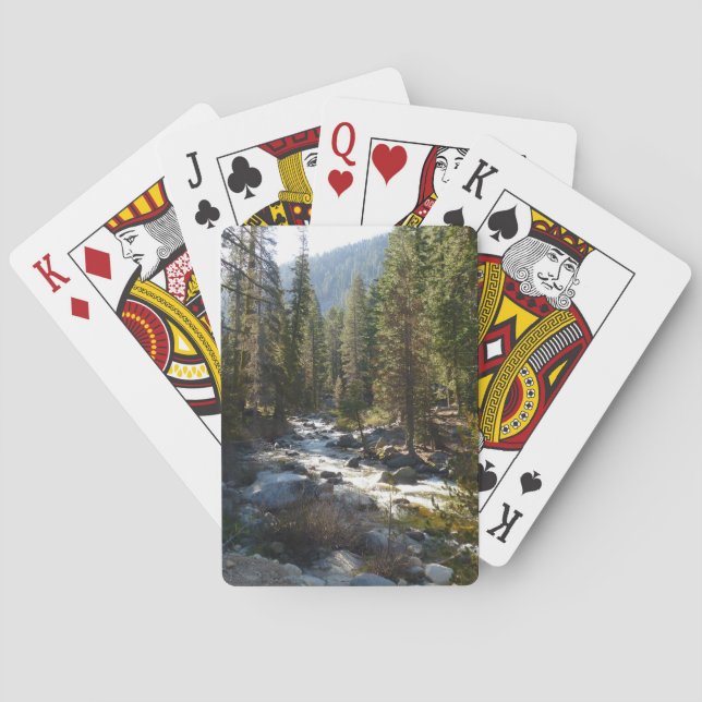 Jeu De Cartes La rivière Kaweah dans le parc national de Sequoia (dos)