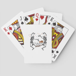 Jeu De Cartes La Saison D'Être Éffrayant Éffrayant Halloween Dép