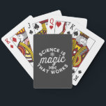 JEU DE CARTES LA SCIENCE EST UNE MAGIE QUI FONCTIONNE<br><div class="desc">la science est la magie qui fonctionne, la science est la magie qui travaille le sens, qui dit que la science est la magie qui fonctionne, la science est la magie qui fonctionne à l'école, la science est la magie qui travaille la nuit, la science est la magie qui travaille...</div>