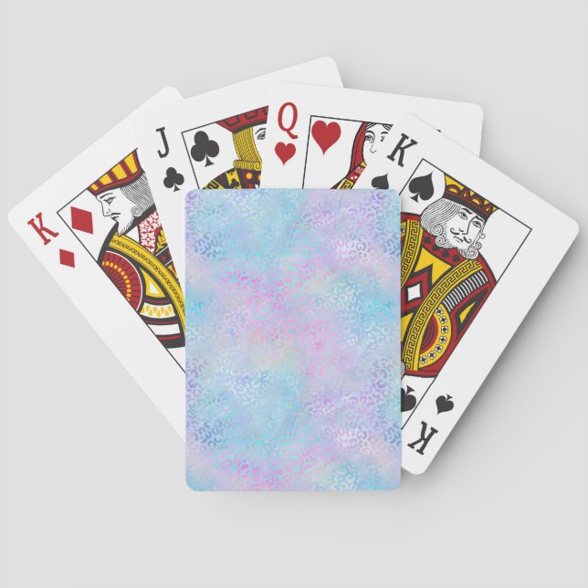 Jeu De Cartes La série Léopard Iridescent Design 9 (dos)