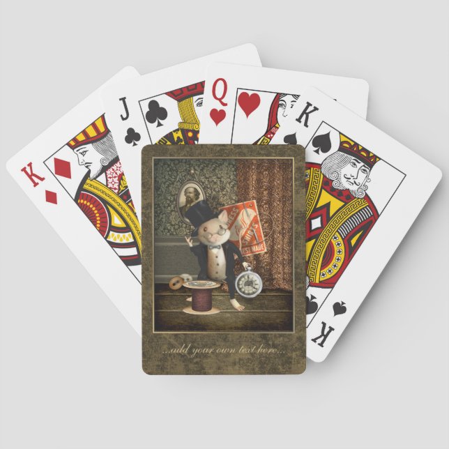 Jeu De Cartes La souris victorienne sur mesure (dos)