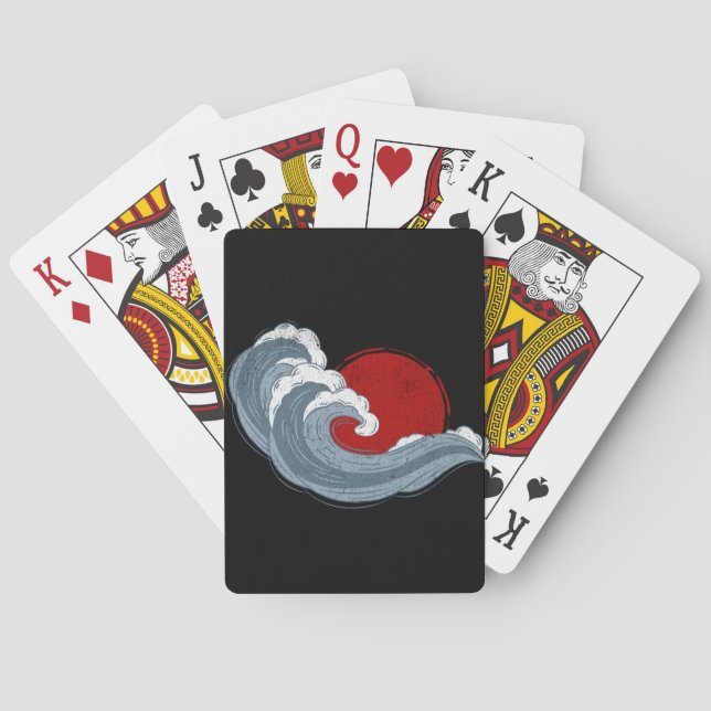 Jeu De Cartes La vague de Kanagawa (dos)