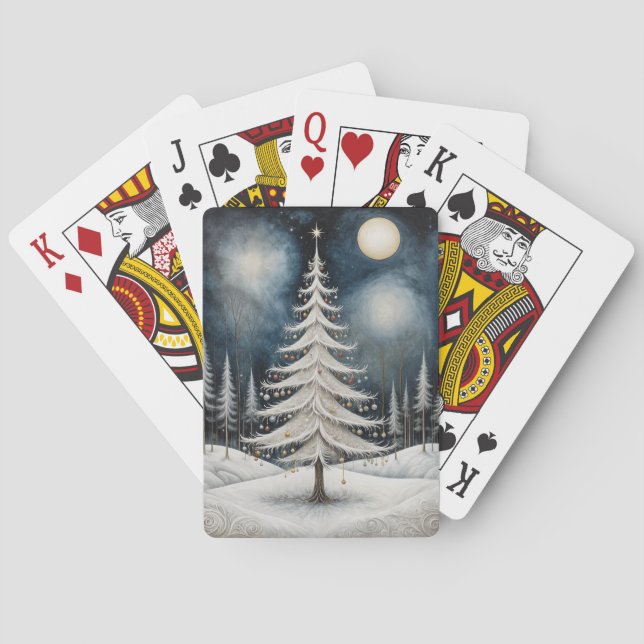 Jeu De Cartes La veille étoilée de l'hiver (dos)