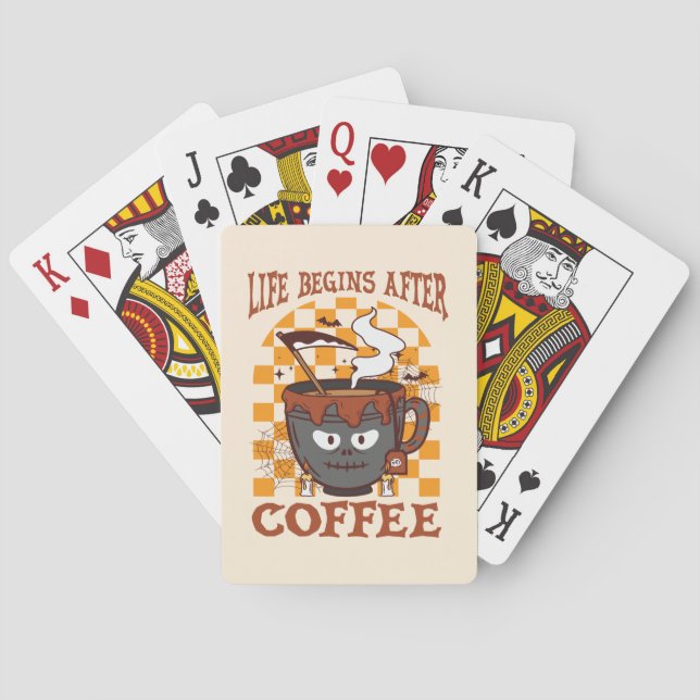 Jeu De Cartes La vie commence après le café (dos)